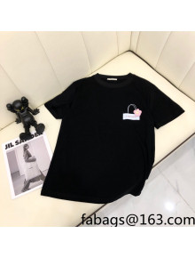 Valentino Cotton T-Shirt Black 2022 40