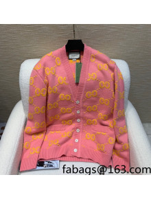 Gucci GG Cardigan Pink/Yellow 2022 04