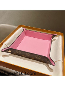 Louis Vuitton Monogram Canvas and Leather Tray 20cm Pink 2021 06