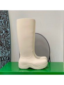 Bottega Veneta Puddle Rubber High Boots White 2021 112206