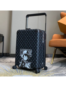 Louis Vuitton One Piece Horizon 55 Luggage Travel Bag in Black Monogram Canvas 2021