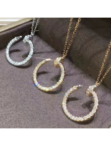 Cartier Nologo Juste un Clou Necklace with Paved Diamonds 05