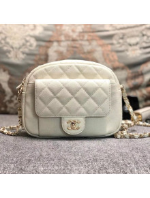 Chanel Camera Case Bag in Grained Calfskin AS0005 White 2019