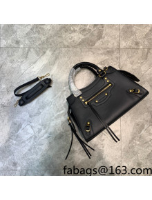 Balenciaga Neo Classic Small Bag in Smooth Calfskin Black/Gold 2021 638511