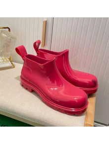 Bottega Veneta Shine Rubber TPU Ankle Boots Lollipop Pink 2022