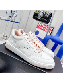 Chanel Calfskin Sneakers White/Pink 2022 030535