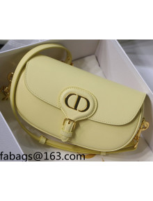 Dior Bobby East-West Bag in Smooth Leather Light Yellow 2021