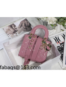 Dior Lady Dior MY ABCDior Small Bag in Pinkish Purple Patent Leather With Gold Hardware 2022