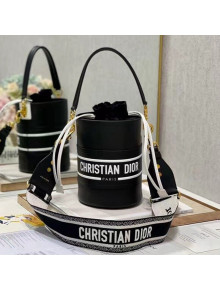 Dior Small Bucket Bag in Smooth Calfskin Black 2022 6300