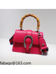 Gucci Dionysus Mini Bamboo Top Handle Bag 523367 Pink 2021 