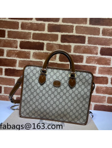 Gucci GG Canvas Business Bag 674143 Beige 2021