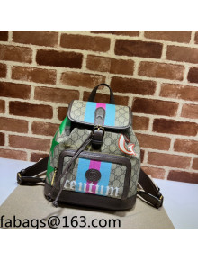 Gucci Geometric Print GG Canvas Backpack Bag 674147 Beige/Multicolor 2022