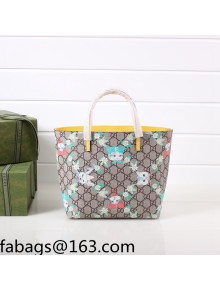 Gucci Children's GG Canvas Tote Bag with Rabbit Print 410812 2022 02