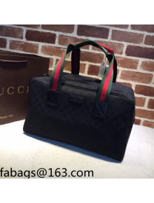 Gucci GG Canvas Duffle Bag 153240 Black 2022