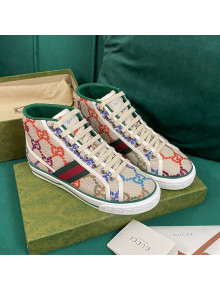 Gucci Tennis 1977 Multicolor GG High-top Sneakers 2022 030571