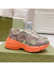 Gucci Rhyton Pineapple Sneakers Beige/Orange 2022 032552