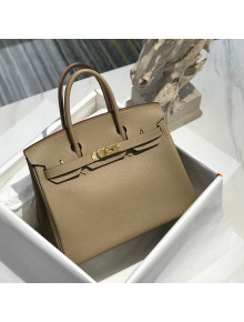 Hermes Birkin 30cm Bag in Togo Calfskin Coat Grey/Gold 2022