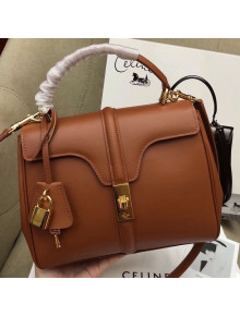 Celine Smooth Calfskin Small 16 Bag Tan 2019
