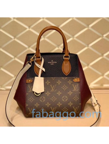 Louis Vuitton Fold Tote Bag PM M45388 Cream Black/Burgundy/Brown 2020