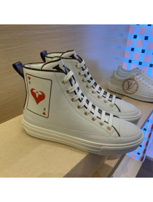 Louis Vuitton Game On Stellar Sneaker Boots 1A8MR9 White 2020