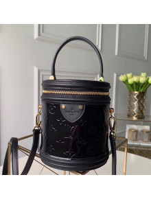 Louis Vuitton Cannes Bucket Case Top Handle Bag in Patent Leather M53997 Black 2019