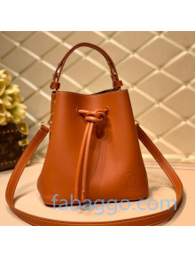 Louis Vuitton Soft Calfskin Knot Bucket Bag PM M45396 Brown 2020