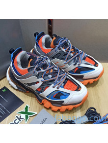 Balenciaga Track 3.0 Tess Trainer Sneakers White/Orange/Blue 2020 (For Women and Men)