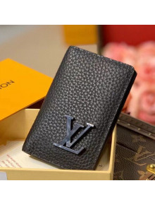 Louis Vuitton Men's Matte Aerogram Pocket Organizer Wallet M69979 Black 2021