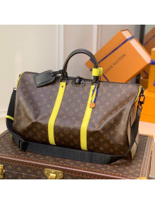 Louis Vuitton Keepall Bandouliere 50 Bag M45866 Florescent Yellow 2021