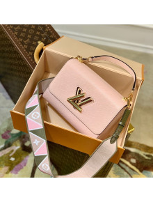 Louis Vuitton Twist MM Bag in Epi Leather M59028 Rose Jasmin Pink 2021