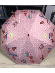 Louis Vuitton LV Monogram Umbrella Pink 2019