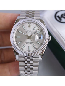Rolex Datejust Watch 41mm Silver 03