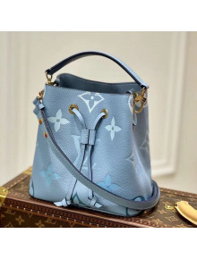 Louis Vuitton Gradient Monogram Leather Neonoe BB Bucket Bag M45709  Summer Blue 2021