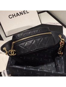 Chanel Quilted Lambskin Waist Bag/Belt Bag AS0940 Black 2019