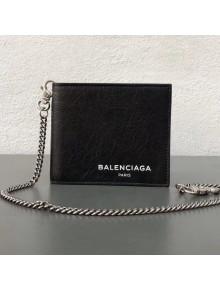 Balen...ga  Explorer Square Wallet with Chain Black 2018