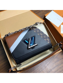 Louis Vuitton Twist MM Chain Bag M50280 Black 2019
