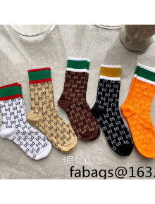Gucci GG Multicolor Socks 2021 12