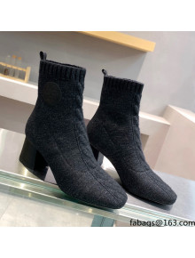 Hermes Volver 60 Ankle Boot with 6cm Heel Black/Grey 2021