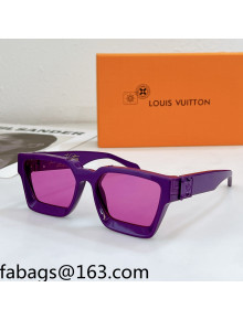 Louis Vuitton Sunglasses Z1165 Purple 2022