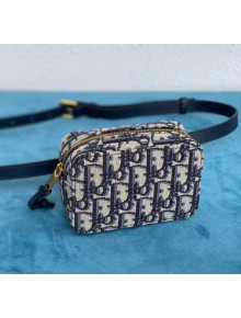 Dior Oblique Canvas Mini Belt Bag Deep Blue 2020