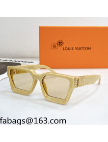 Louis Vuitton Sunglasses Z1165 Beige 2022 13
