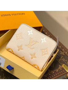Louis Vuitton Gradient Monogram Leather Zippy Coin Purse Wallet M80408 Yellow 2021
