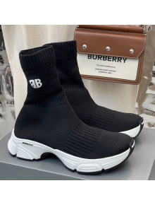 Balenciaga Speed 3.0 Knit Sock Short Boots Black 2021