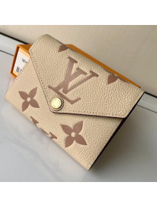 Louis Vuitton Monogram Leather Victorine Wallet M80086 Cream White 2021