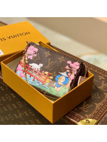 Louis Vuitton Mini Pochette Bag M45905 Monogram Canvas/Pink For Christmas 2021