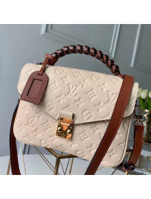 Louis Vuitton Pochette Métis Monogram Empreinte Leather Braided Top Handle Bag M53940 2019