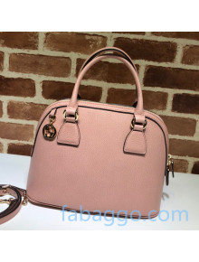Gucci Leather Top Handle Bag 449662 Pink 2020