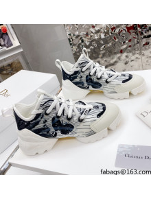 Dior D-Connect Sneaker in Butterfly Printed Technical Fabric DS25 2021