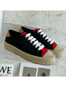 JW Anderson Canvas Espadrille Sneakers Red 2021
