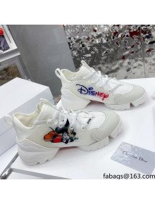 Dior D-Connect Sneaker in Zodiac Printed Technical Fabric DS16 White 2021
